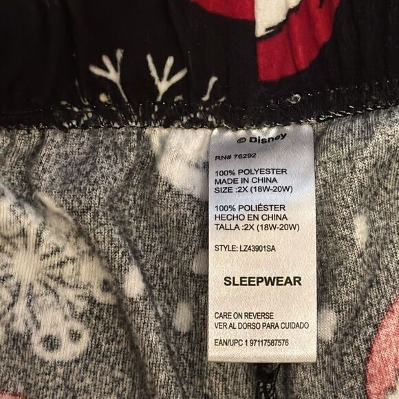 Disney The Nightmare Before Christmas Women’s Black sleep pants size 2X 18W-20W - Picture 4 of 5